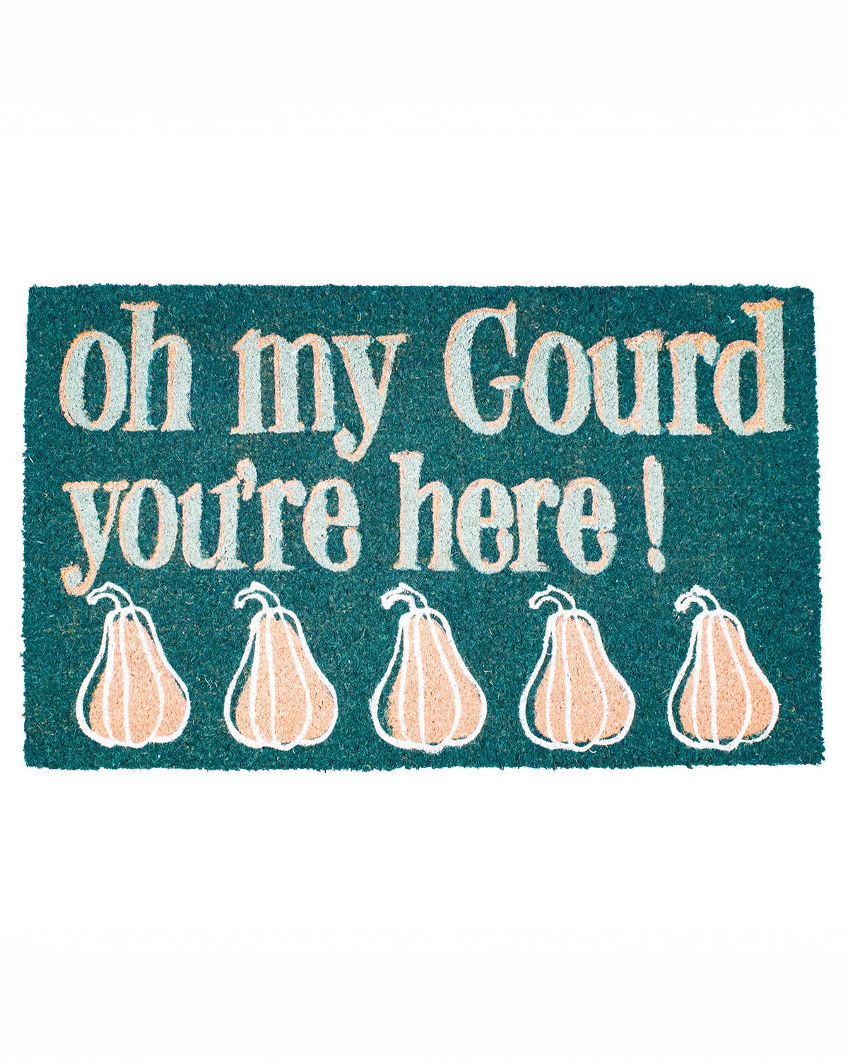 Oh My Gourd Coir Doormat Jasper/Jade 18x30