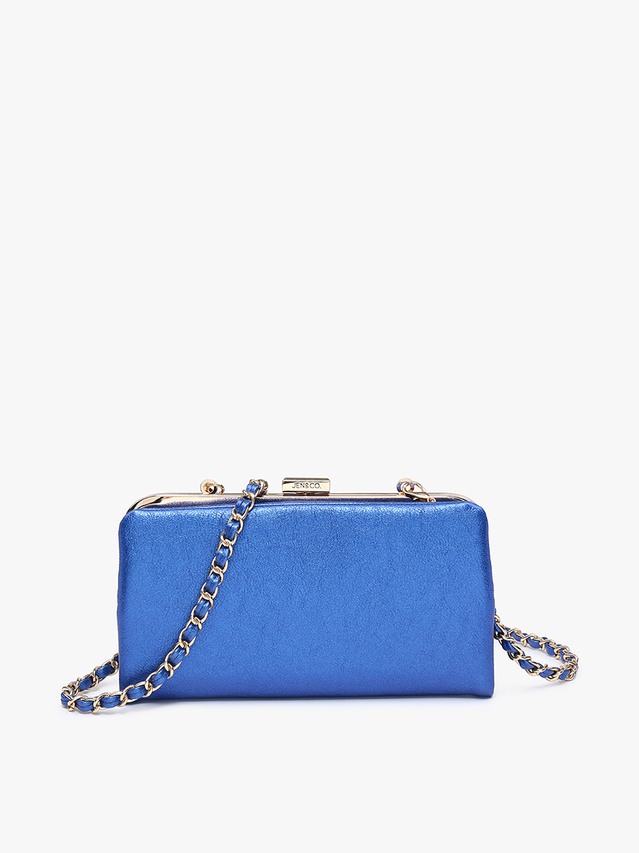 Sue Wallet Pouch Crossbody: Blue