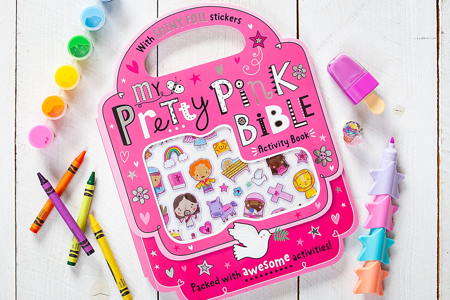 My Pretty Pink Bible Activity Book (Back-to-School Gifts)