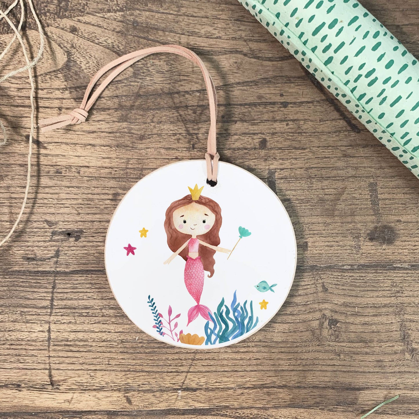 Little Girl Gift, Mermaid Gift, Gift Giving, Wooden Ornament