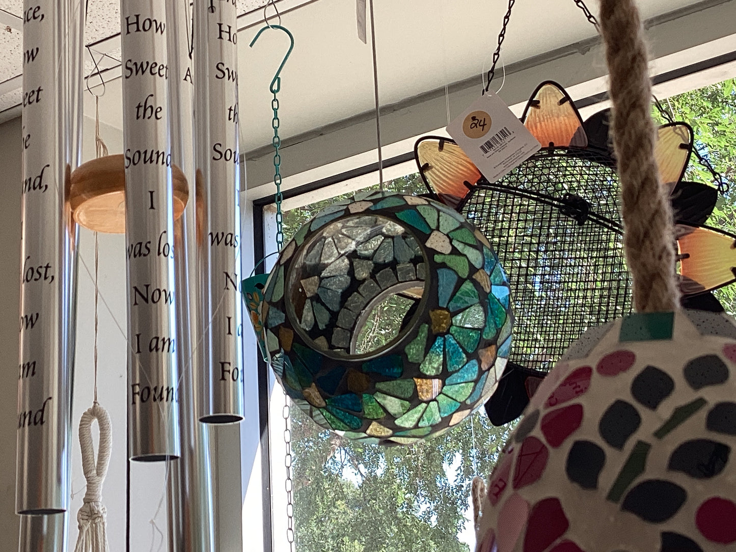 What She Shed, Mosaic Circle Bird Feeder