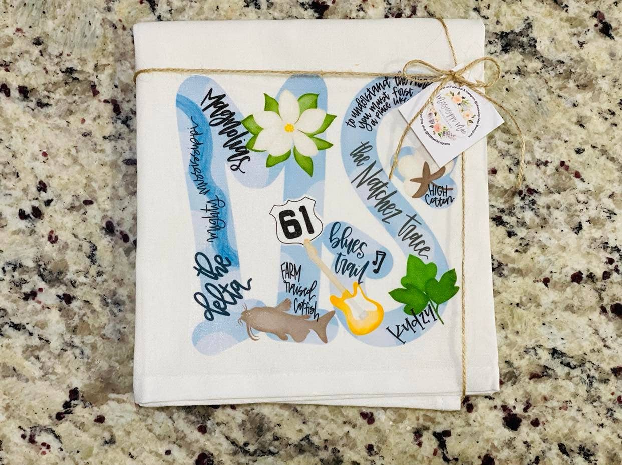 Famous Mississippi Kitchen Towel