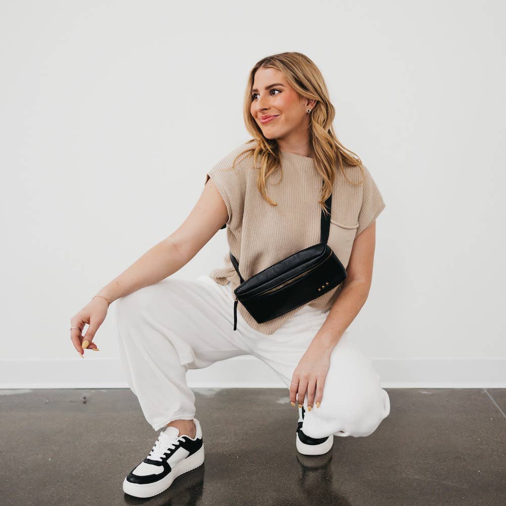 Whitley Waist Crossbody Bag: Brown