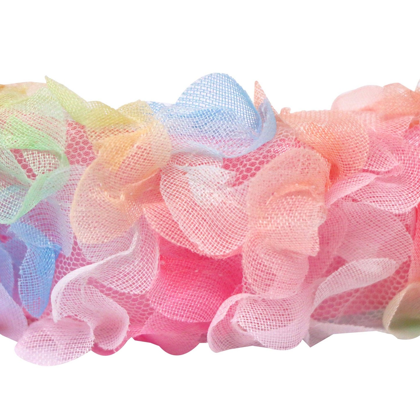 Butterfly Friends Band, 6pk - Pastel Rainbow Coloured Fabric