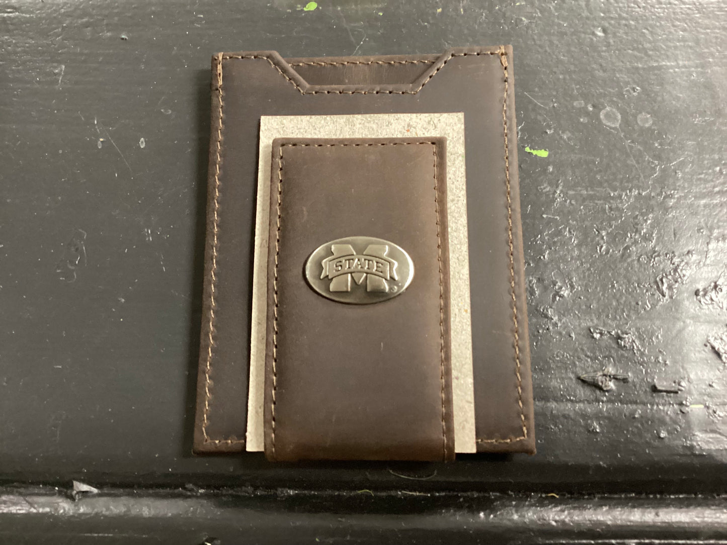 Light Brown Crazy Horse Front Pocket Wallet