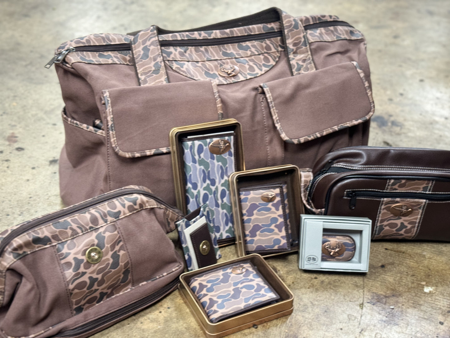 Zeppro Old School Camo Weekender Bag