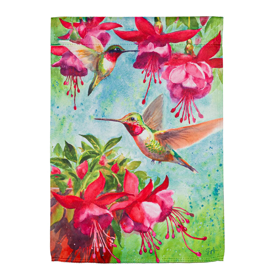 Humming bird Garden flag