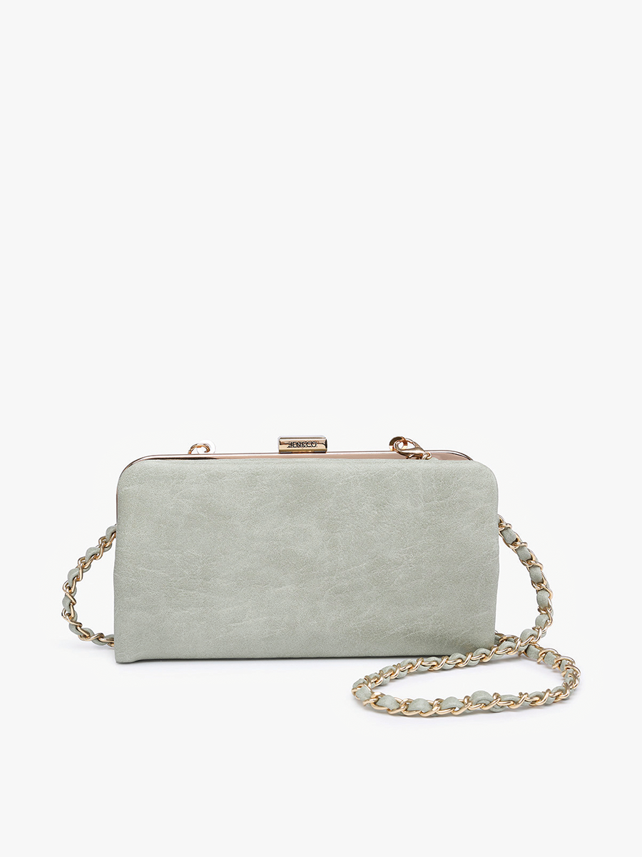 *SALE* WL2339 Sue Wallet Pouch Crossbody: Pale Wisteria