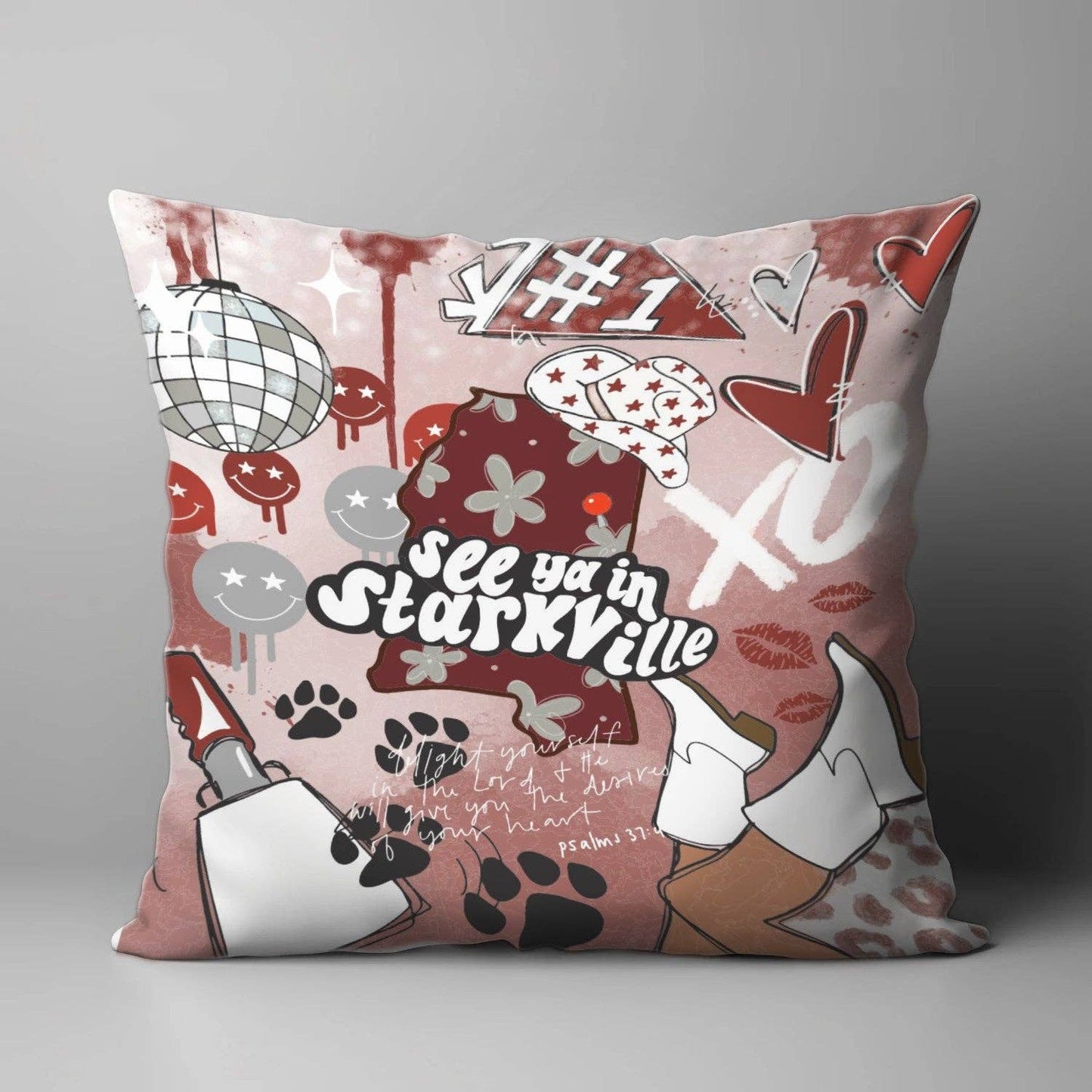FRESH PRINT STARKVILLE PILLOW SQUARE: 18"