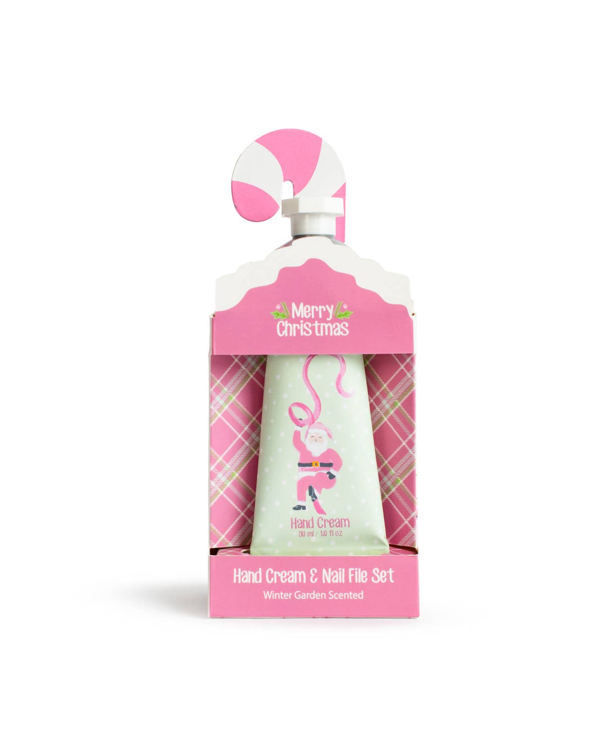 Wrapped in Ribbons Hand Cream and Nail File Set Winter Garden Scented Pink/Multi 2.5x6x1.75