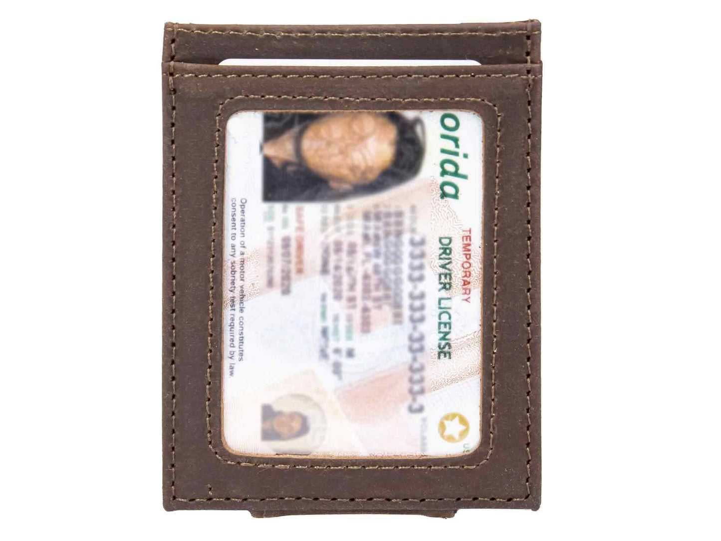 Mississippi State Bulldogs Magnetic Pocket Leather Wallet