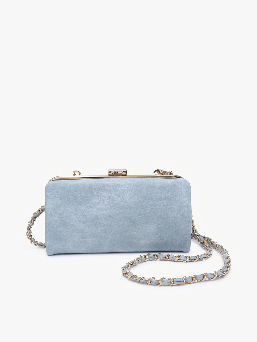 *SALE* WL2339 Sue Wallet Pouch Crossbody: Pale Wisteria