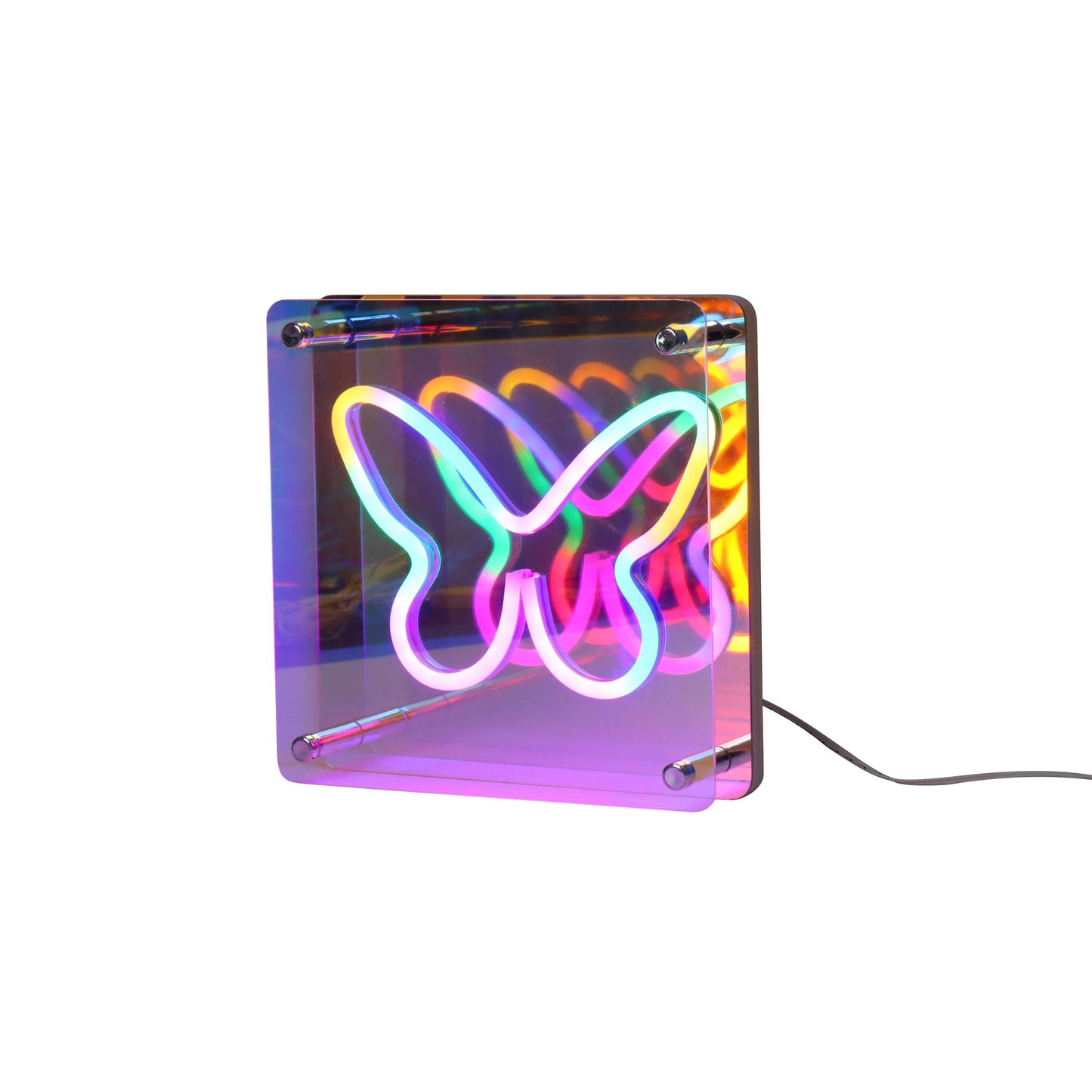 Neon Art Infinity Lights Wall & Desk Sign-Butterfly