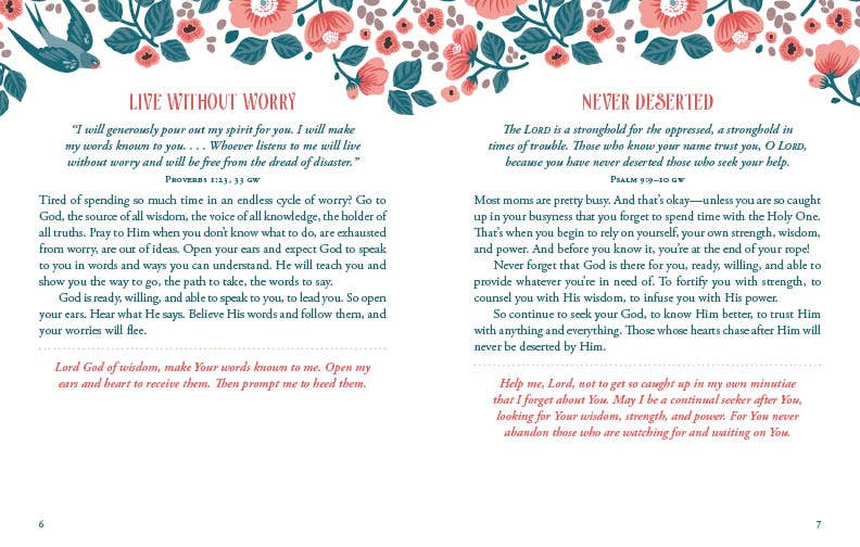 Worry Less, Pray More: Devotions for Moms : 180 Devotions fo