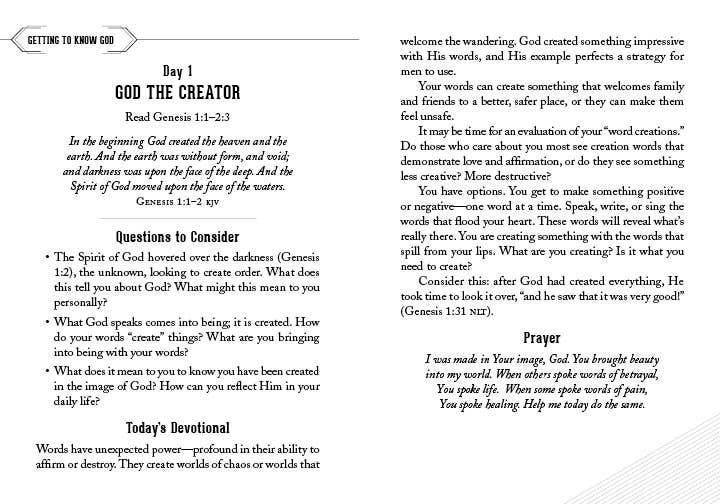The 90-Day Bible Reading Devotional for Men
