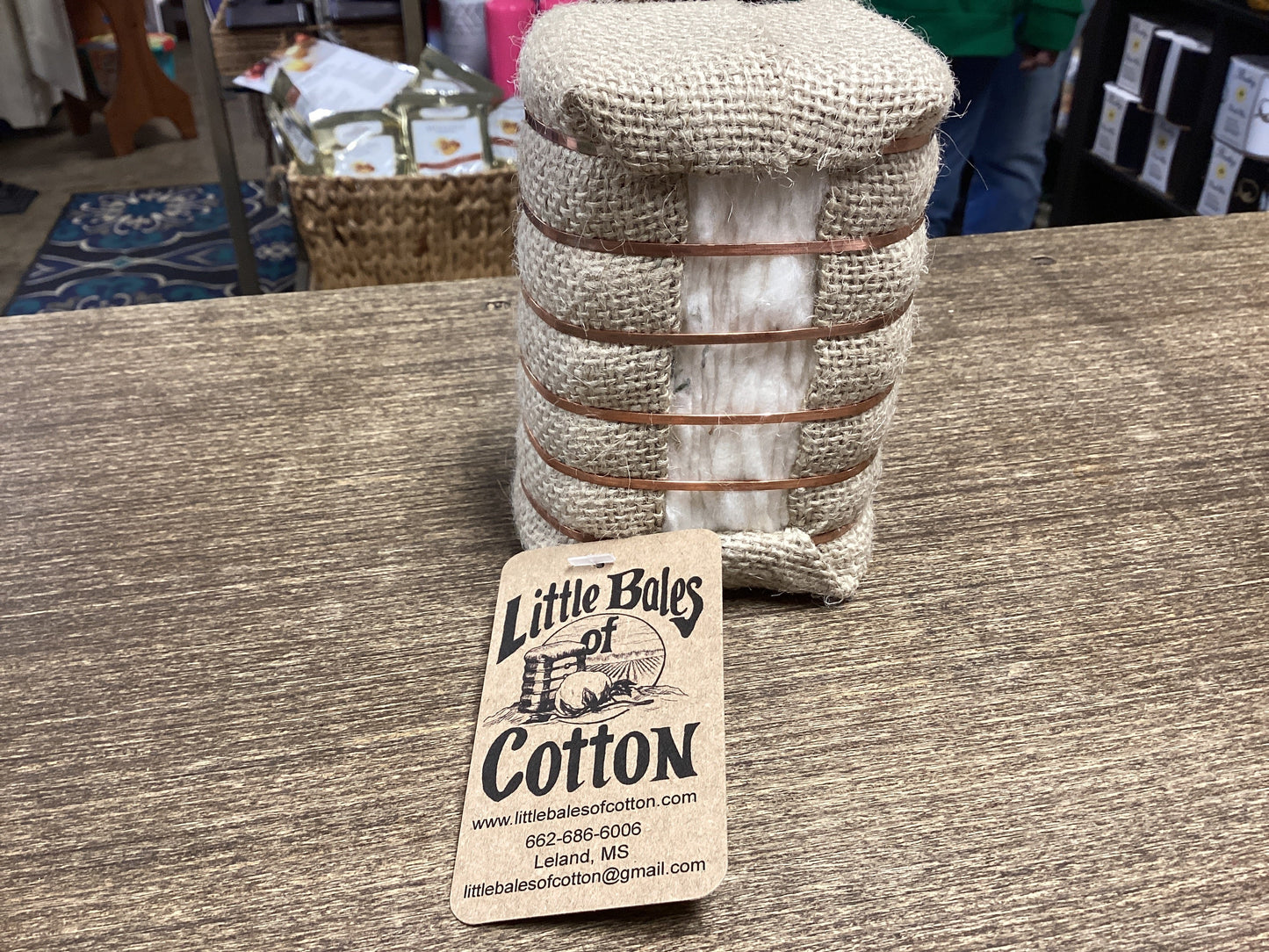 6” Little Bales of Cotton- Plain