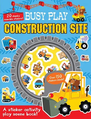 Busy Play Construction Site Sticker Activity