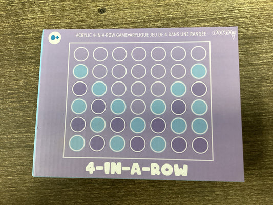 Acrylic 4-in-a-row game