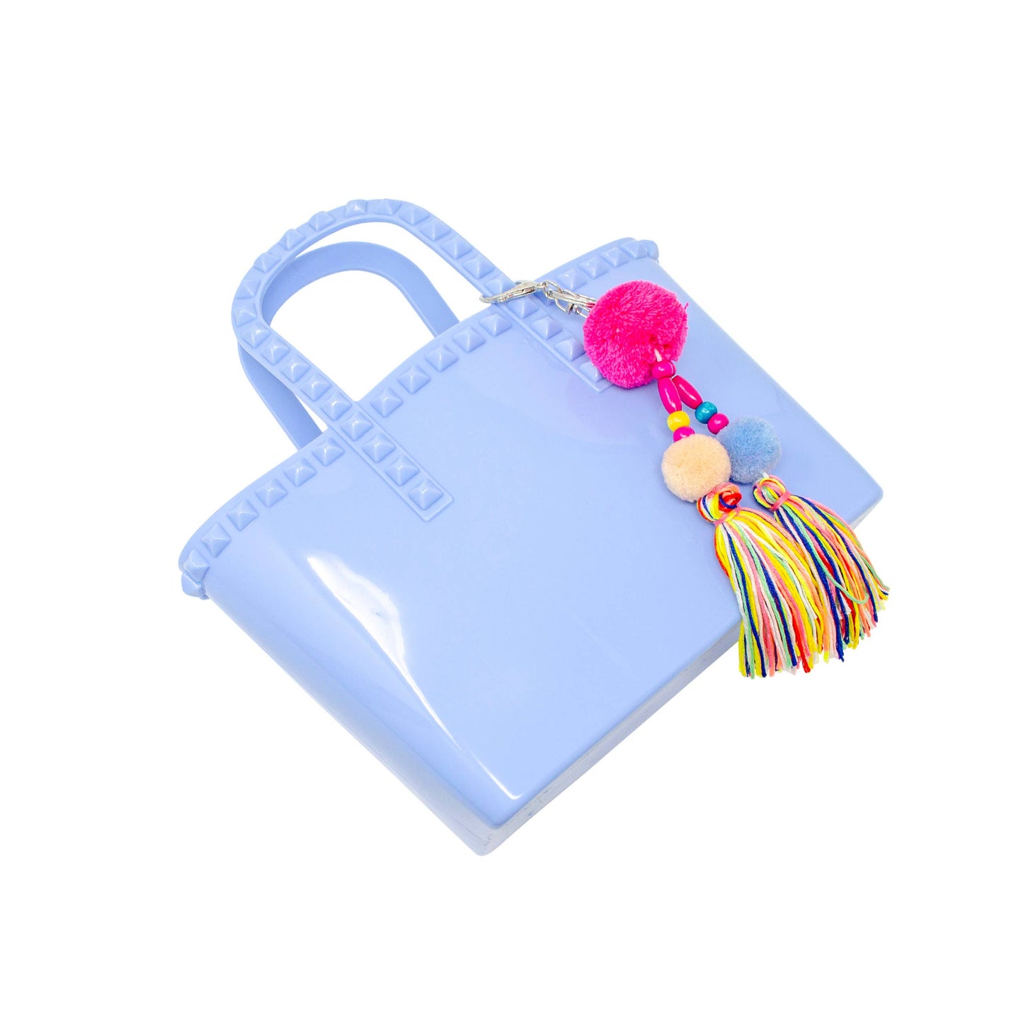 Tiny Jelly Tote Bag: Hot Pink