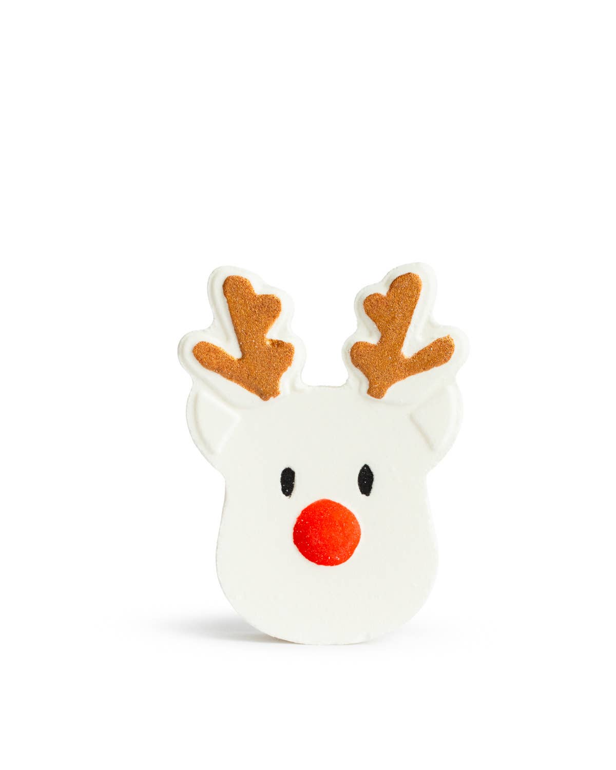 Reindeer Bath Fizzer   Sugar Plum Scented     White/Multi   3x3.5x1