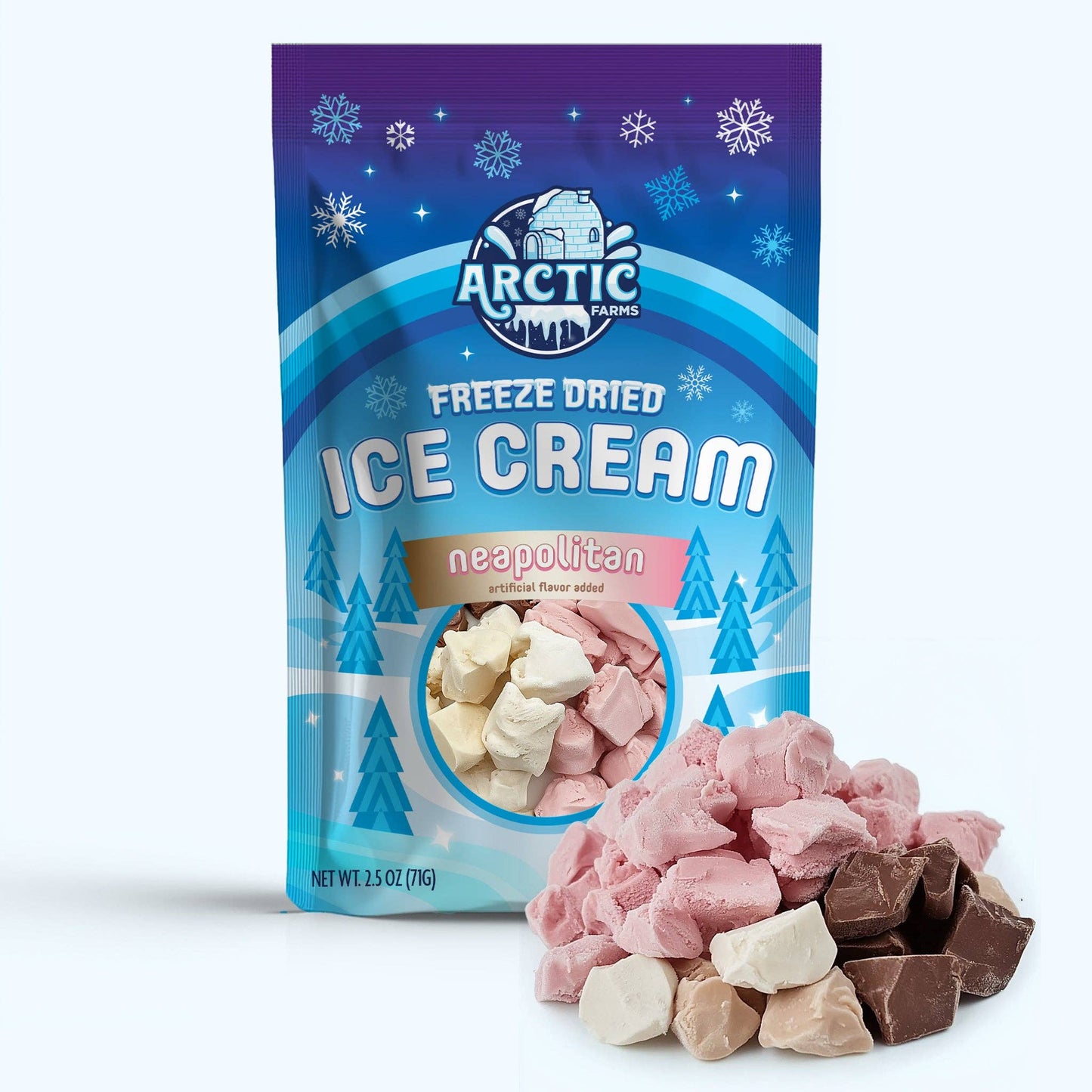 Freeze Dried Ice Cream That Does Not Melt (Bits) (2.5oz)