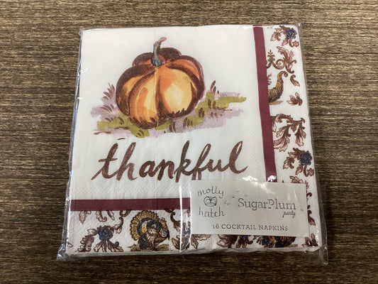Thankful Cocktail Napkins
