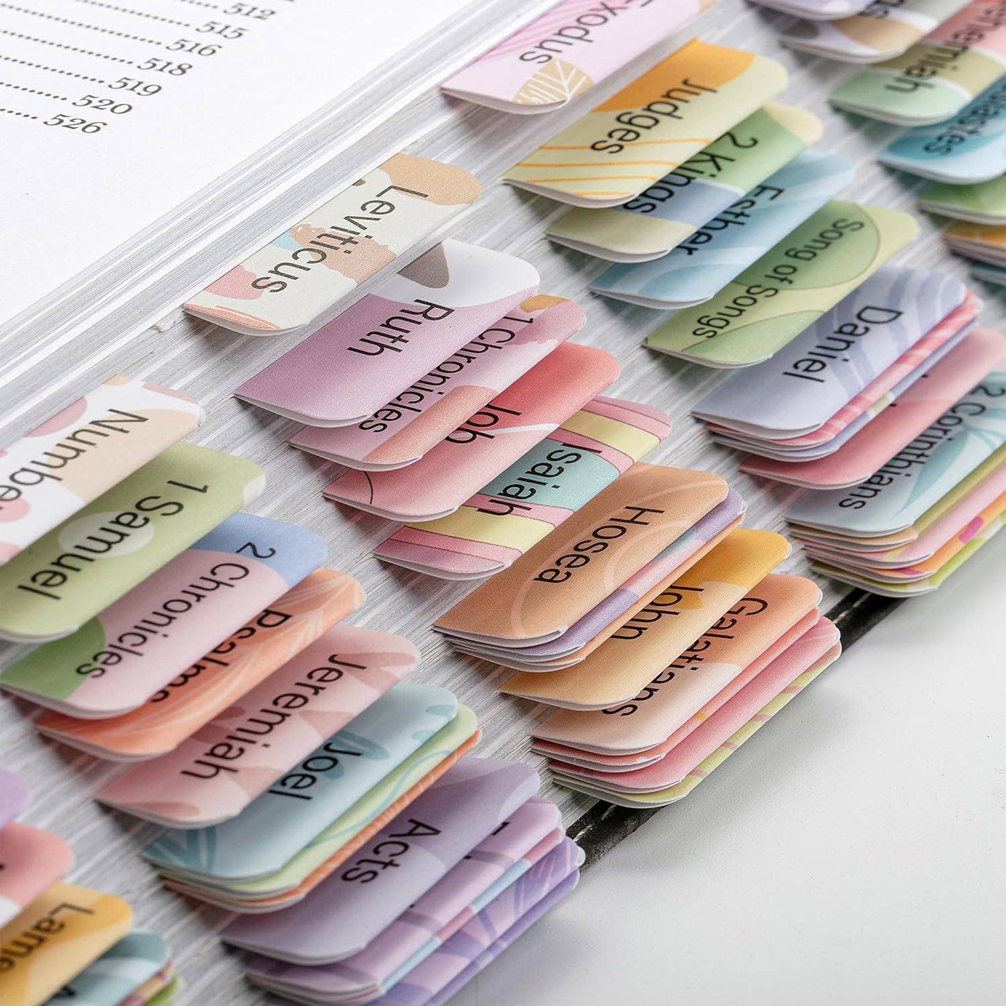 Bible Tabs Laminated 120 Pack
