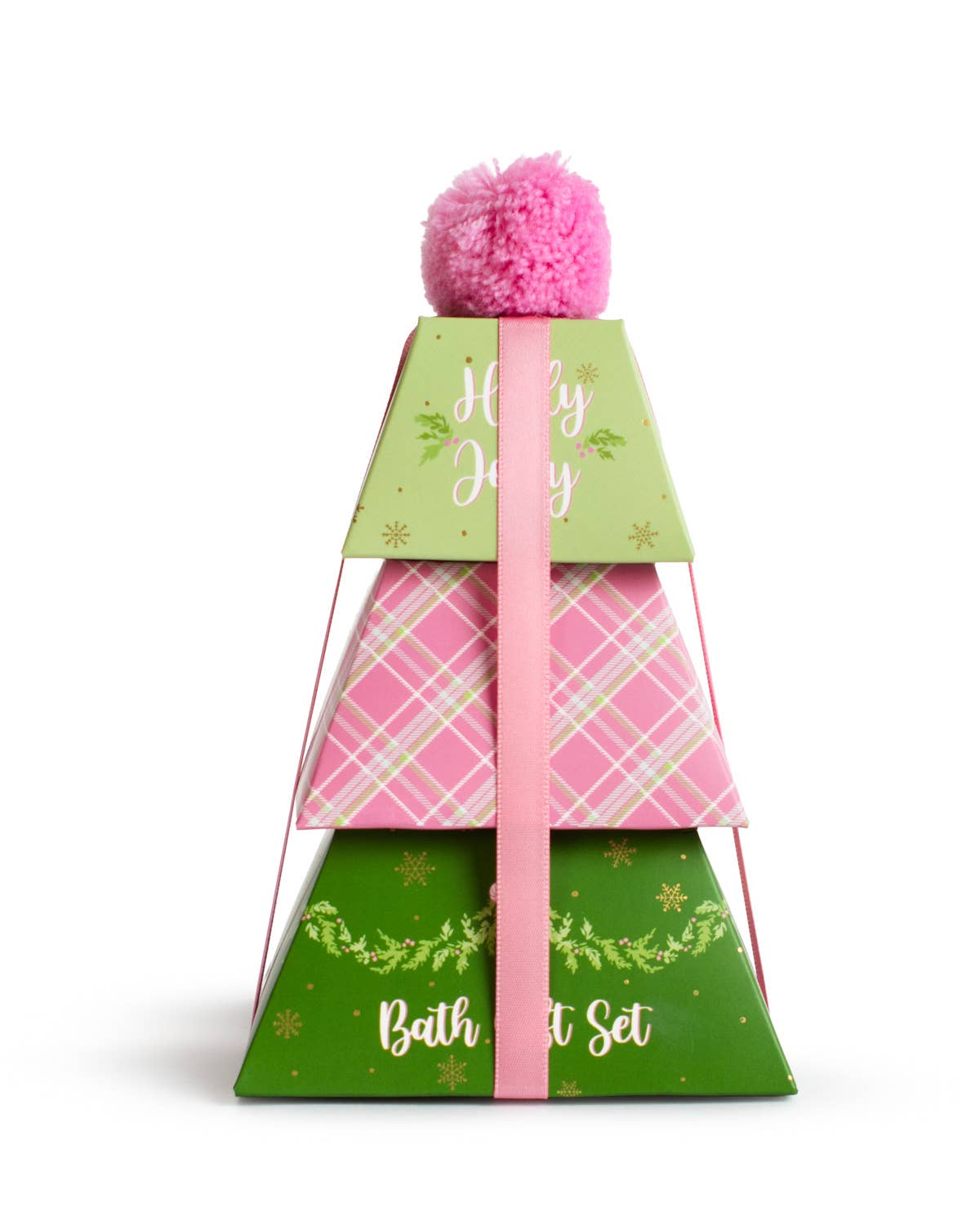 Holly Jolly Bath Gift Set   Sugar Plum Scented Scented     Green/Multi   4x7x4
