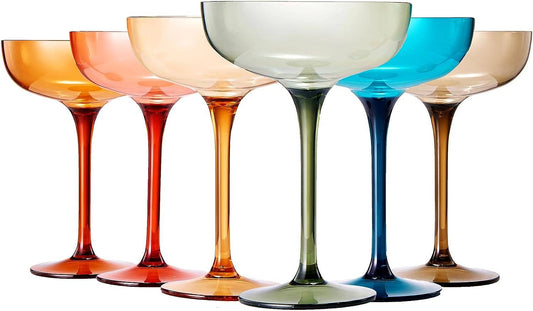 Colored Acrylic Unbreakable Margarita Glasses 15oz,