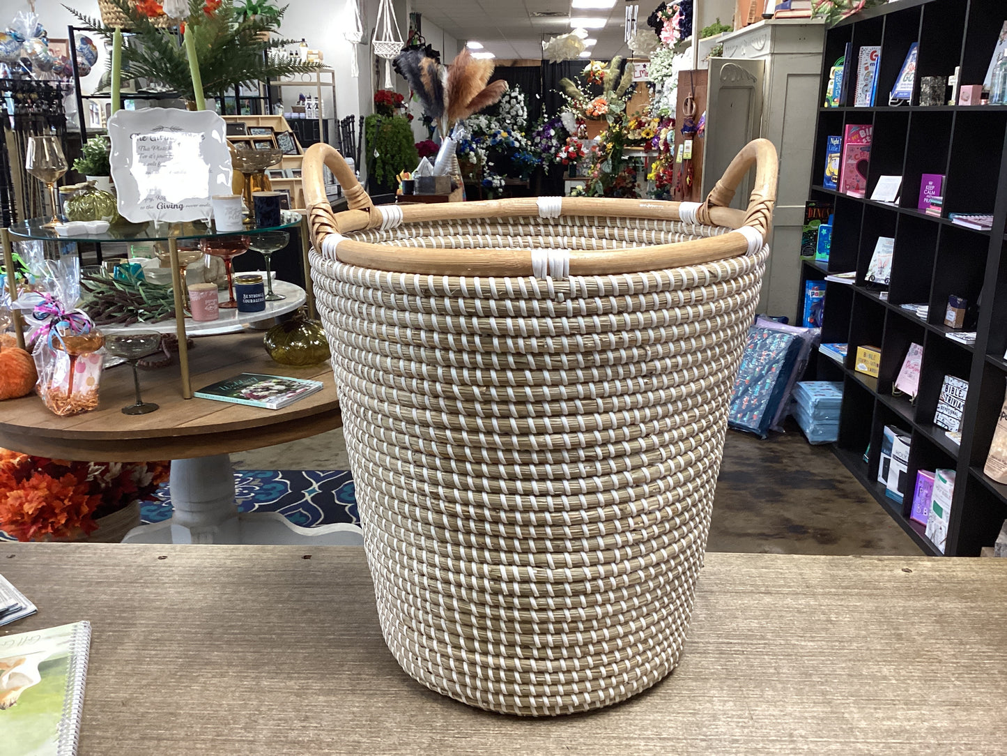 Woven Planter basket with handles