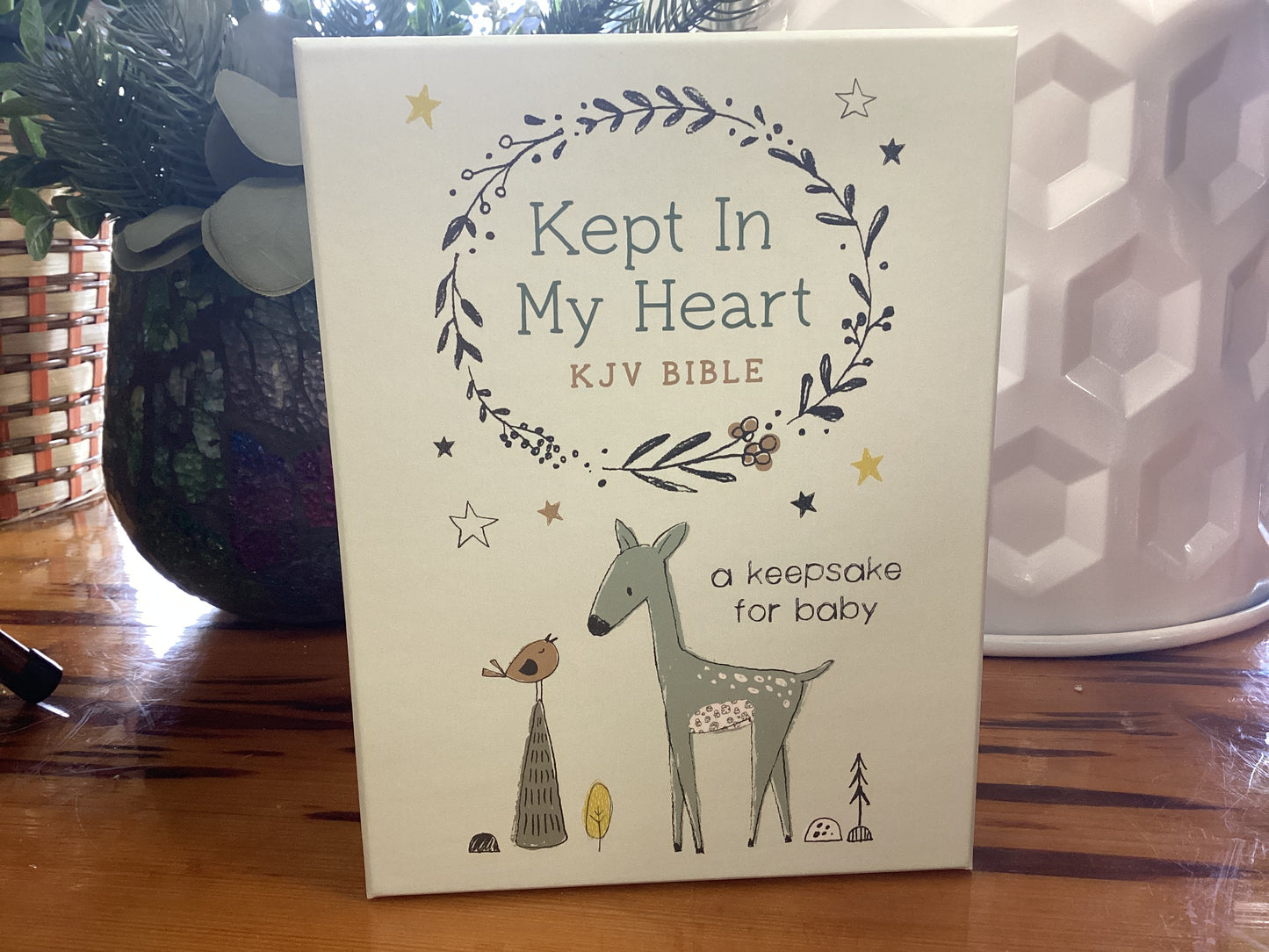 Kept In My Heart KJV Bible-A keepsake for baby