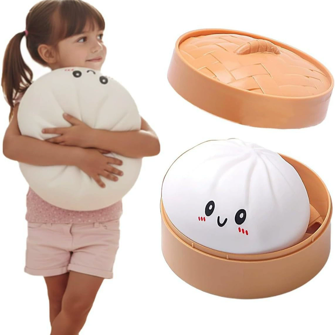 Jumbo Dumpling Squishy Assorted Colors