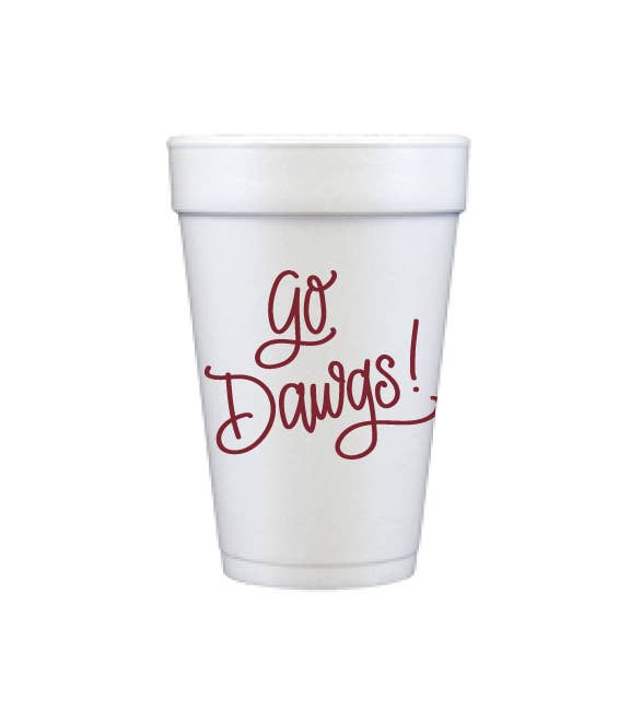Go Dawgs! (maroon) | Game Day Cups & Napkins (All) : NAPKINS (25 per package)