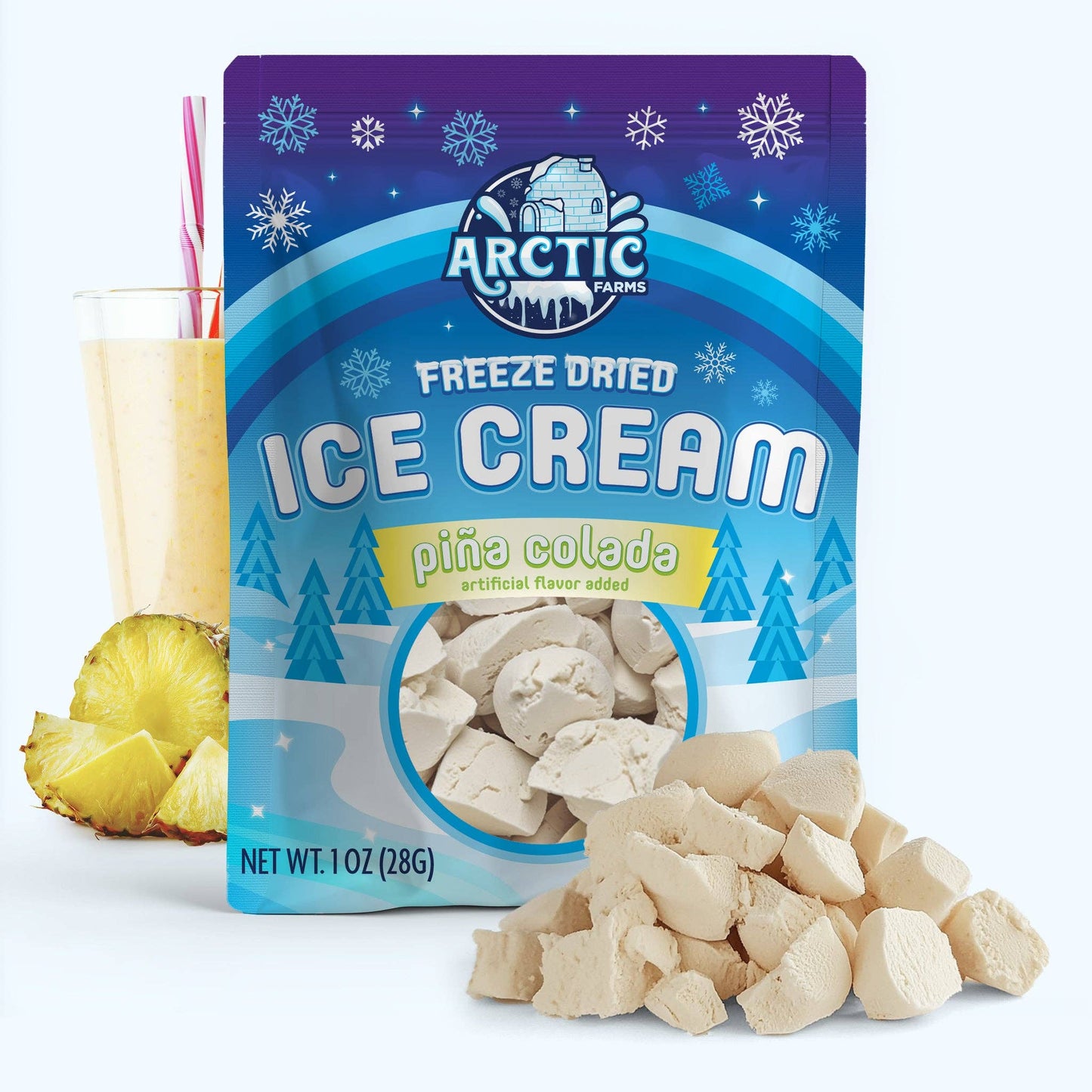 Freeze Dried Ice Cream That Does Not Melt (Bits) (1oz)