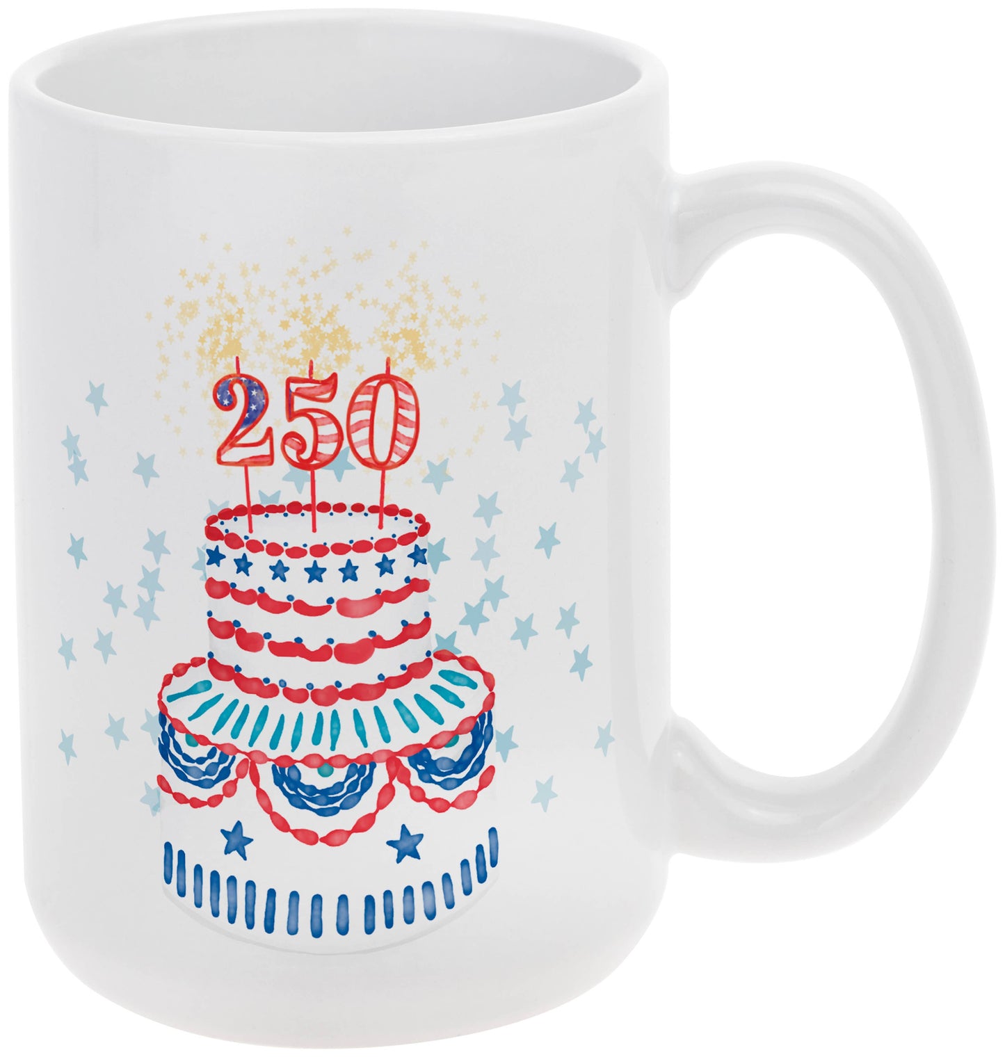 USA 250th Semiquincentennial 15 Oz Ceramic Mug