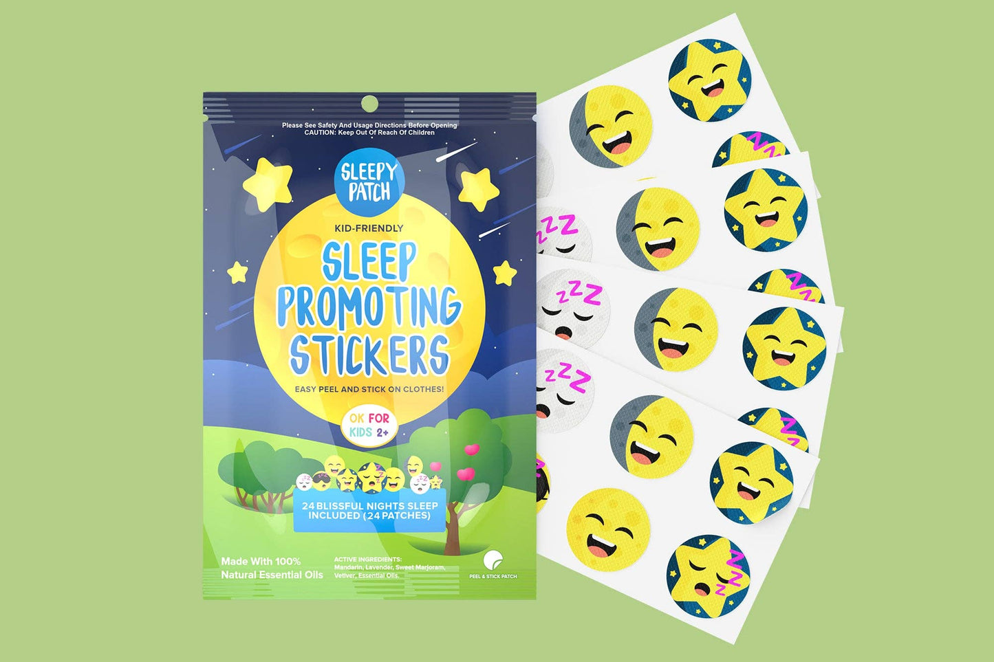 SleepyPatch - Essential Oil Sleep Aid Remedy Stickers: 1 Pack