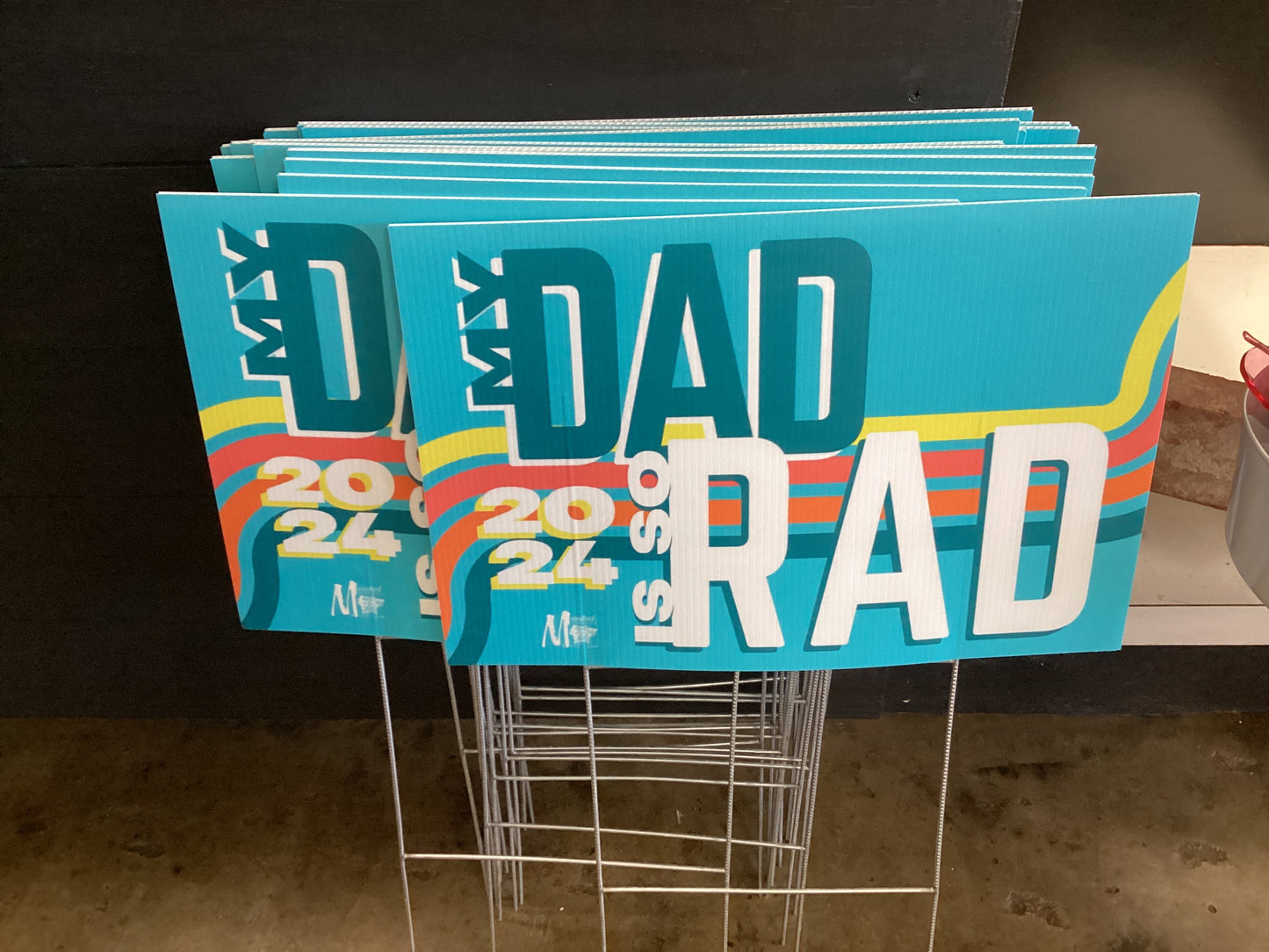 Dad bomb sign