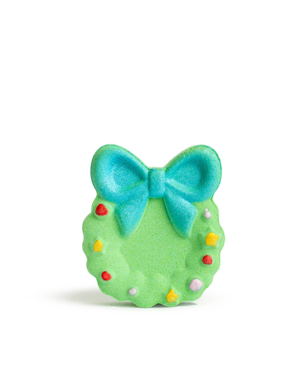 Wreath Bath Fizzer   Sugar Plum Scented     Green/Multi   3x3x1