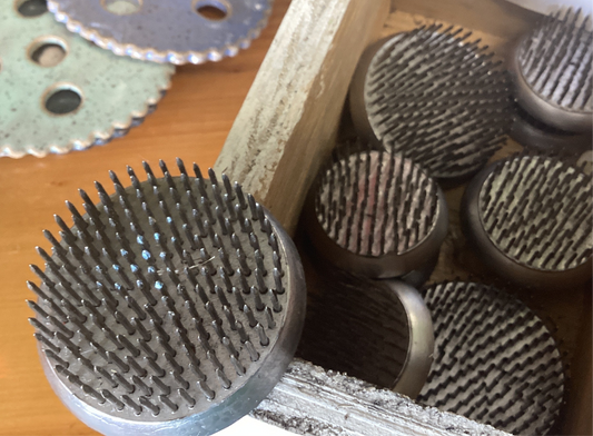 Metal Floral Frogs - Small