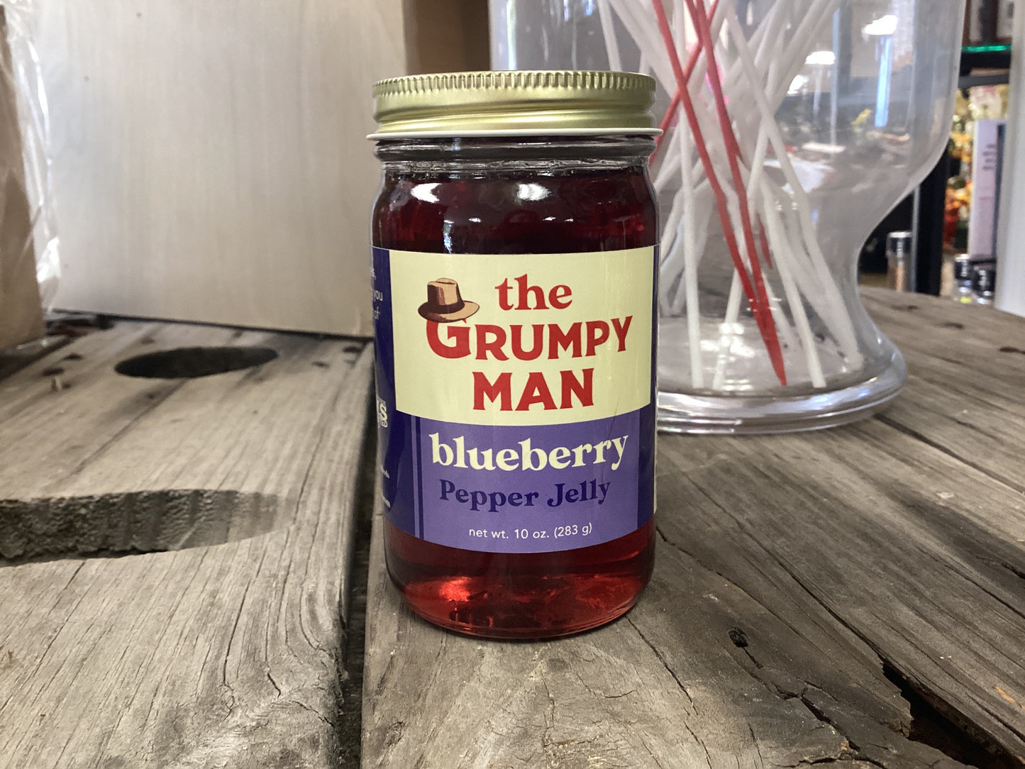 Grumpy Old Man Pepper Jelly Blueberry