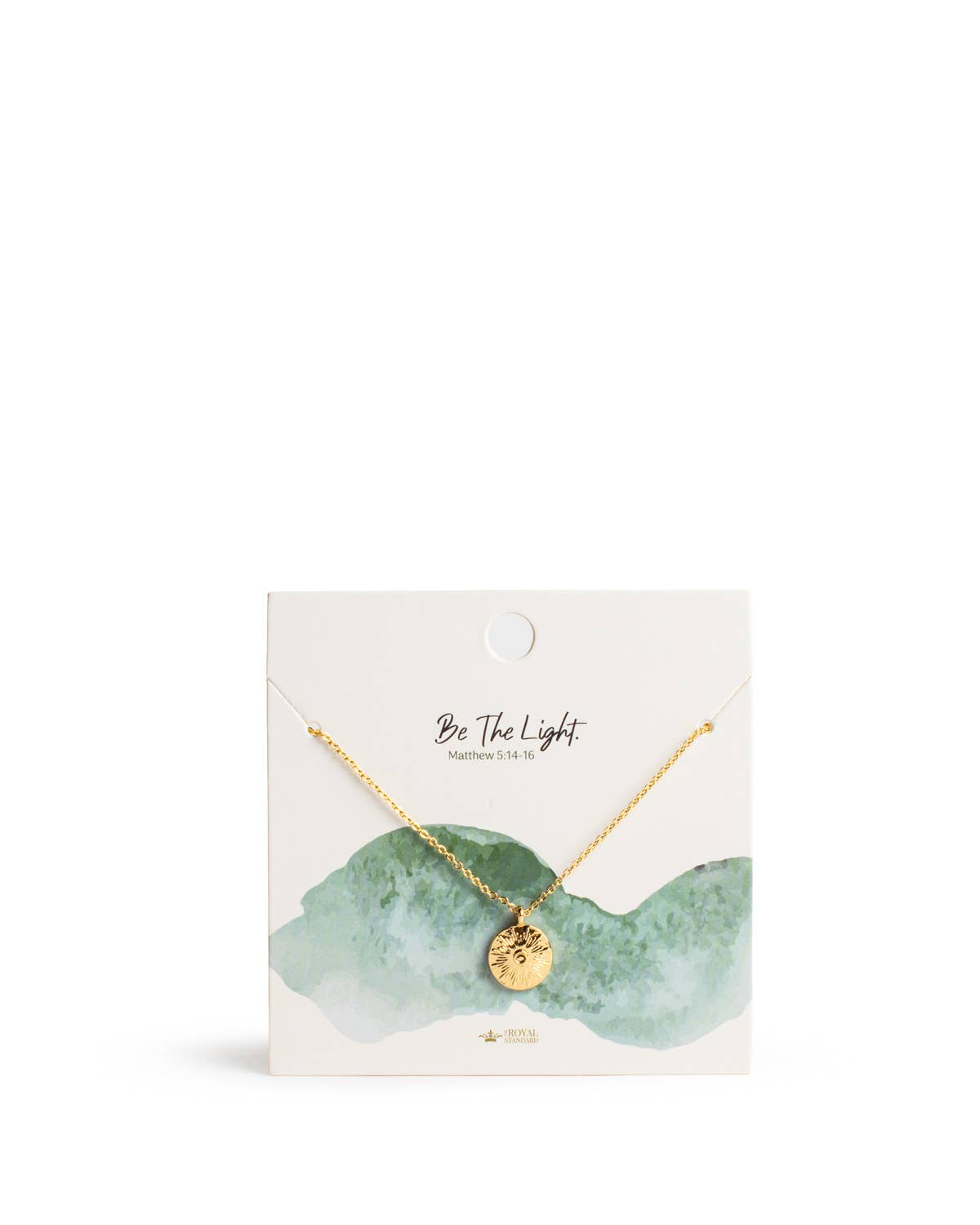 Be The Light Necklace   Gold   15"+3"