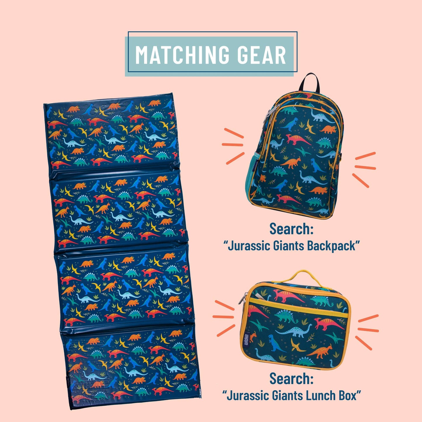 Jurassic Dinosaurs Vinyl Rest Mat