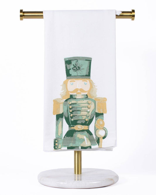 Watercolor Nutcracker Hand Towel    White/Multi   20x28