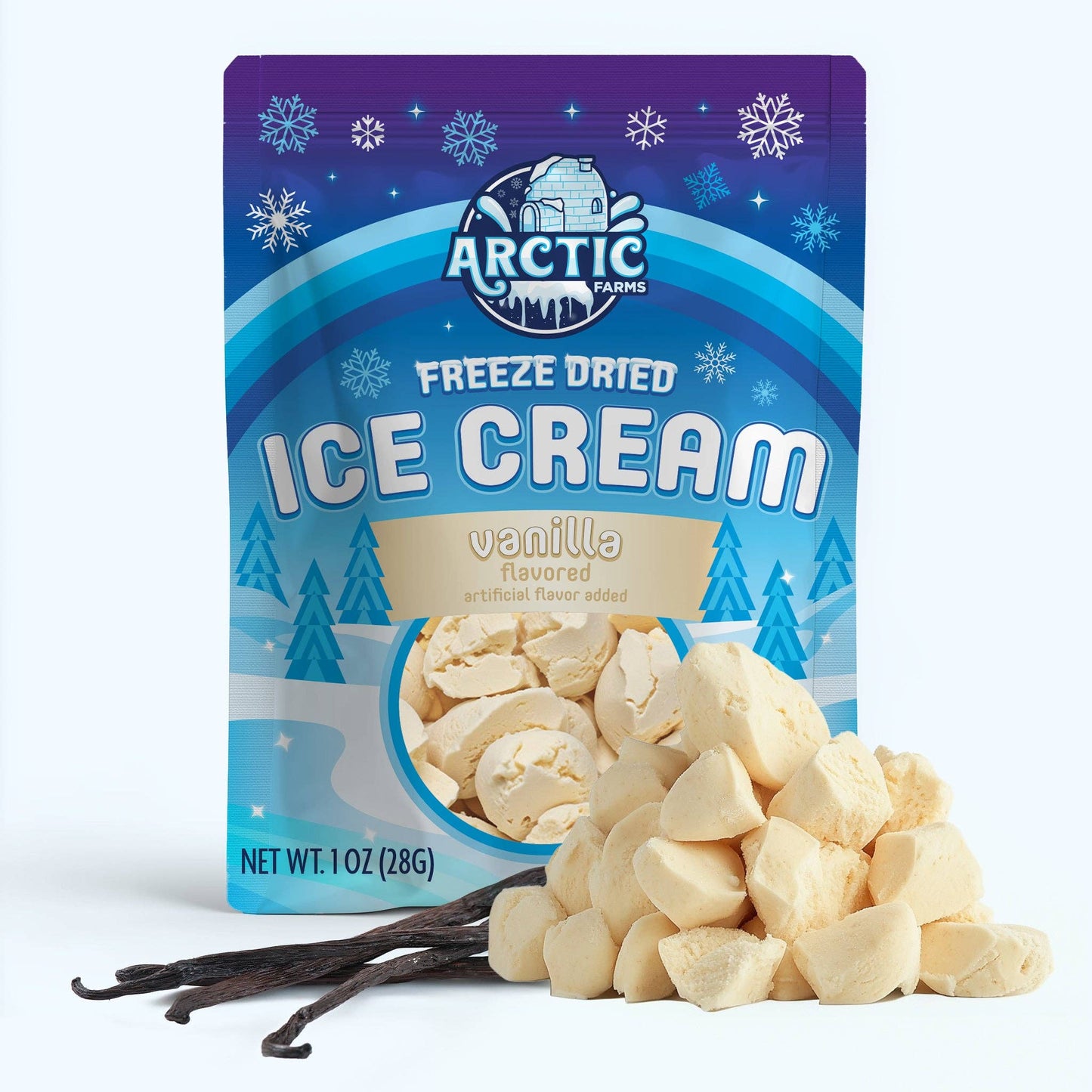 Freeze Dried Ice Cream That Does Not Melt (Bits) (1oz)