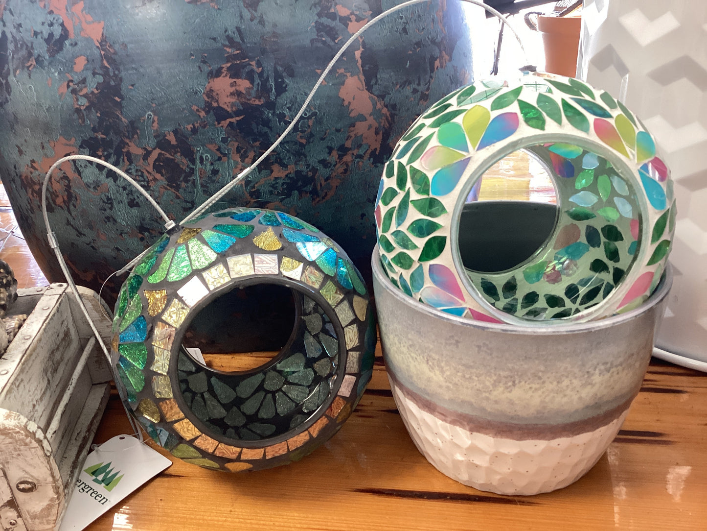 What She Shed, Mosaic Circle Bird Feeder