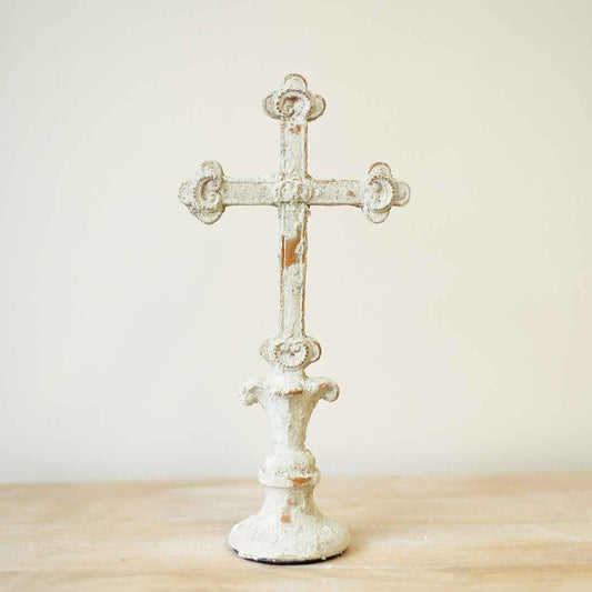 San Marco Cross   Antique Cream   11.5"