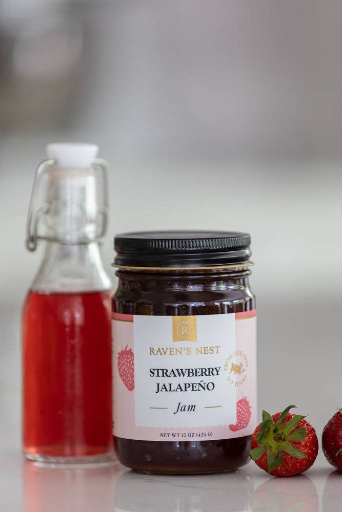 Strawberry Jalapeño Jam - 15 oz.