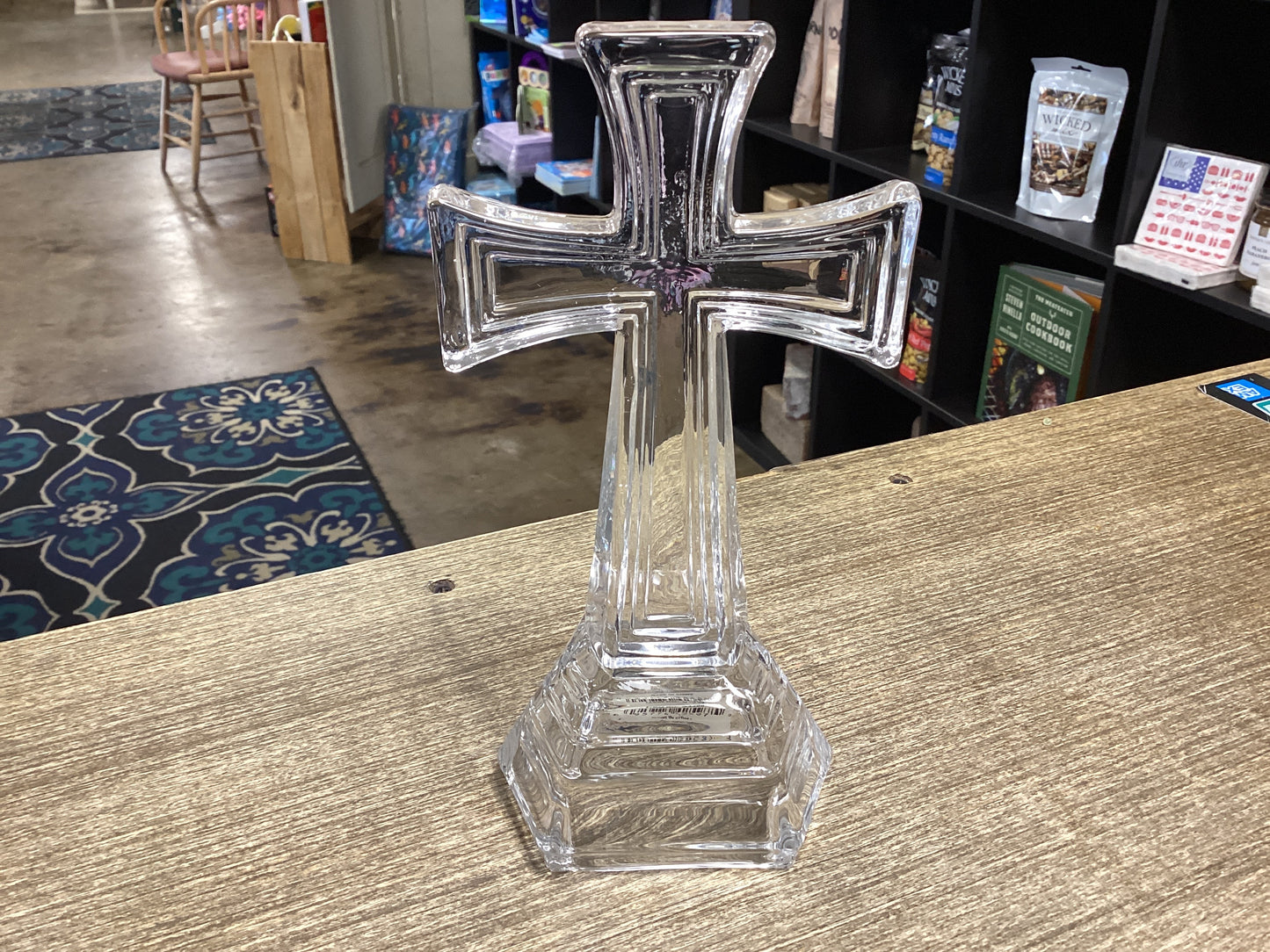 Clear Glass Cross