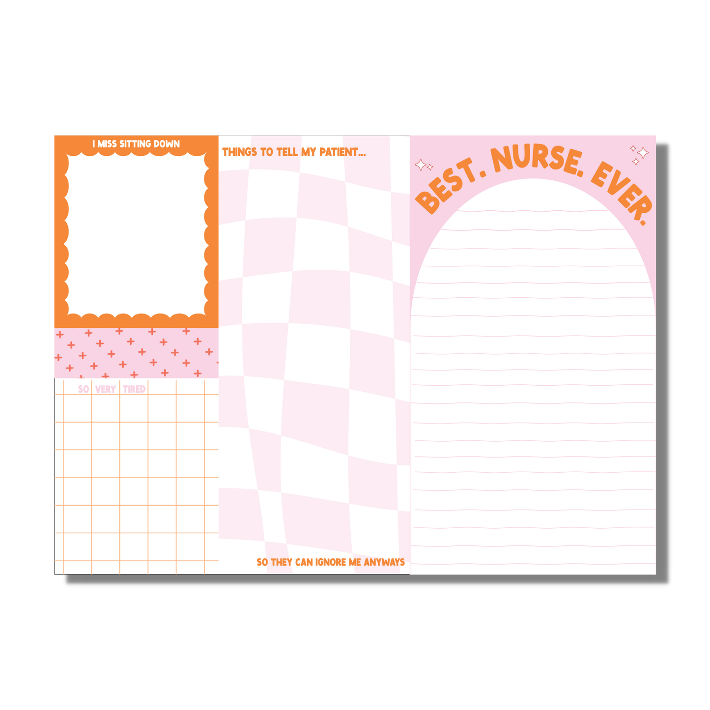 Nurses Notepad (funny, gift )