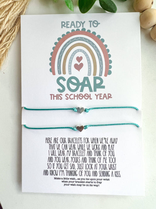 Back to School Wish Bracelet Mommy & Me Ready to Soar